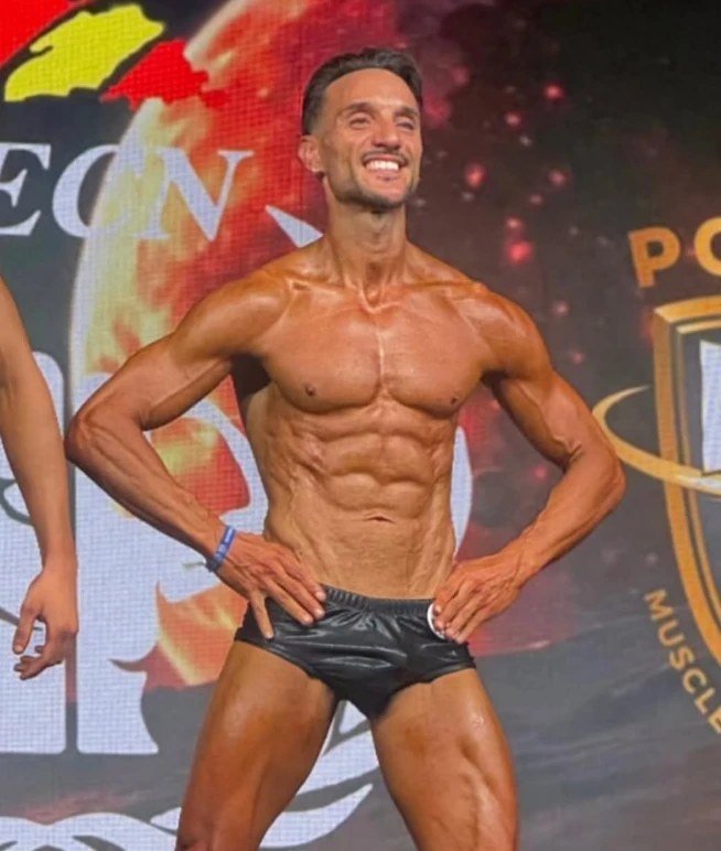 Alberto Díaz en el escenario del campeonato ICN